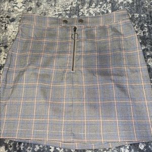 Plaid skirt